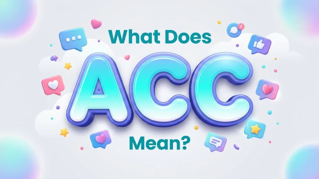 what does acc mean