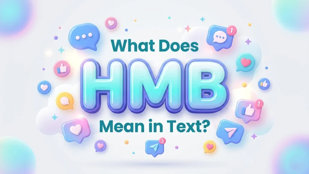 What Does HMB Mean In Text? Full Meaning & Social Usage