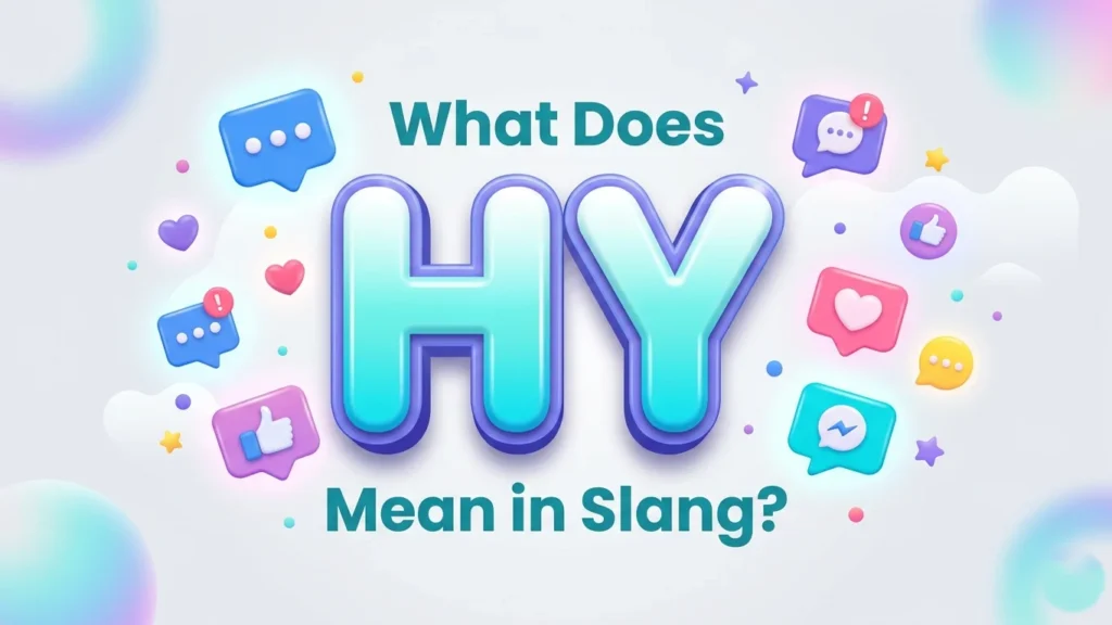 What Does HY Mean in Slang? Meaning, Examples & Usage