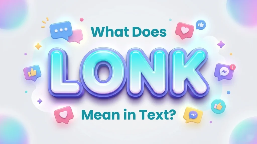 what does lonk mean in text