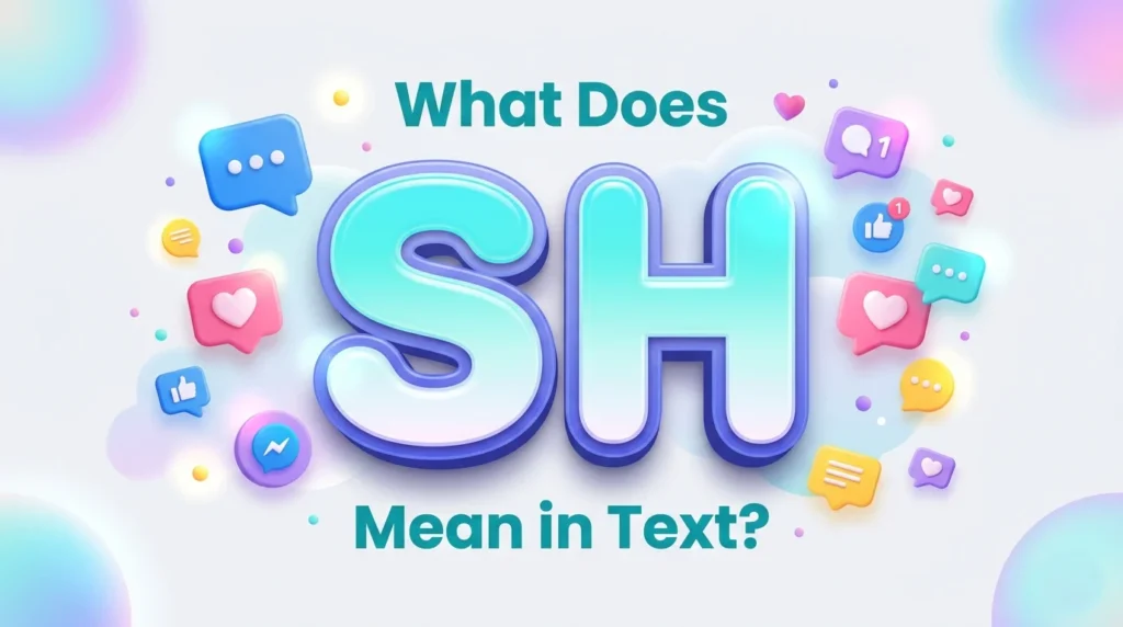 what does sh mean in text