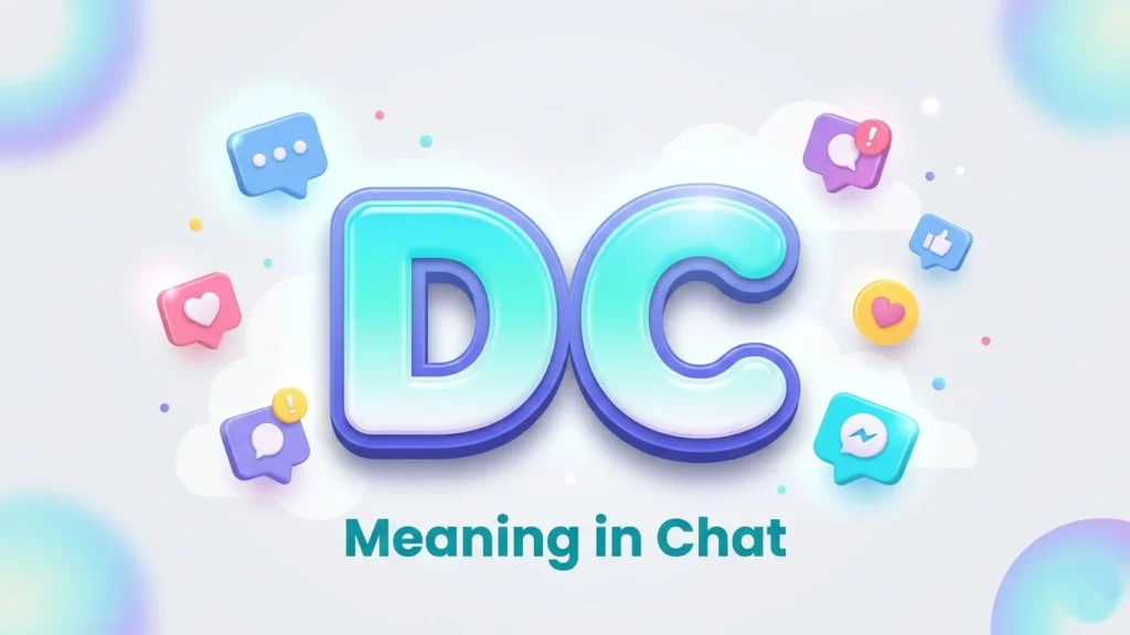 dc meaning in chat