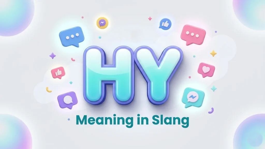 hy meaning in slang