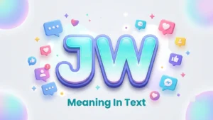 jw meaning in text