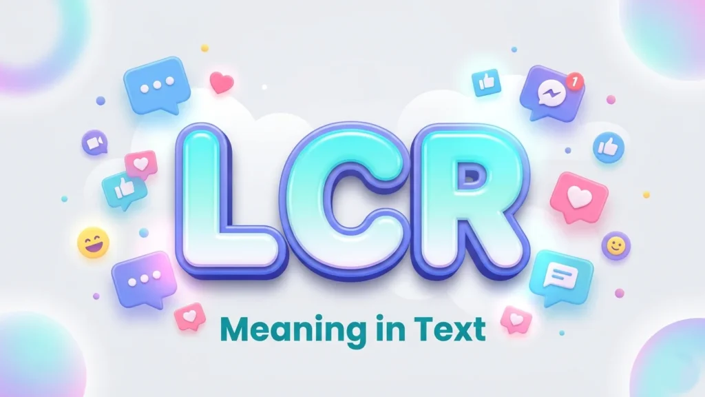 lcr meaning in text