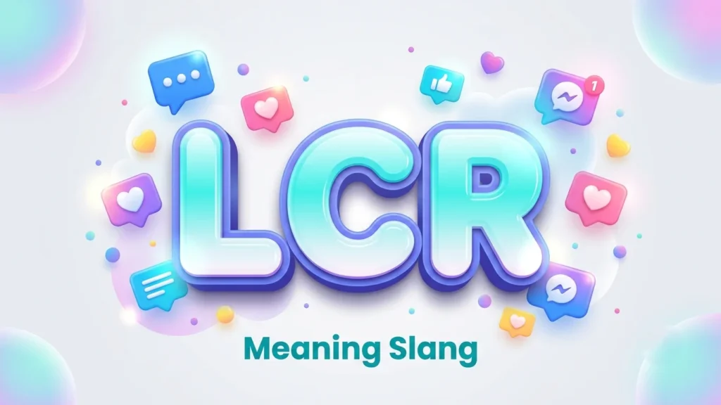 lcr meaning slang