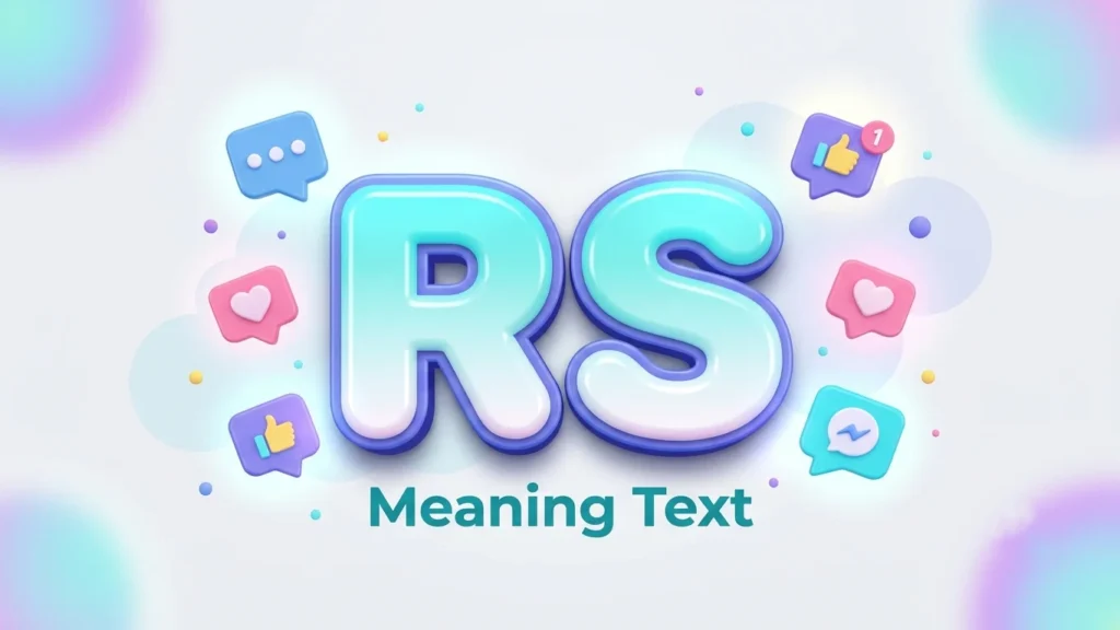 RS Meaning Text: What It Means in Chat and Social Media