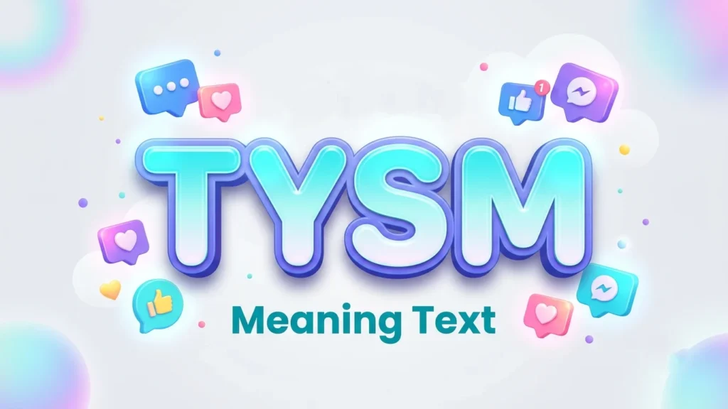 TYSM Meaning Text: Full Form, Uses & Social Media Meaning