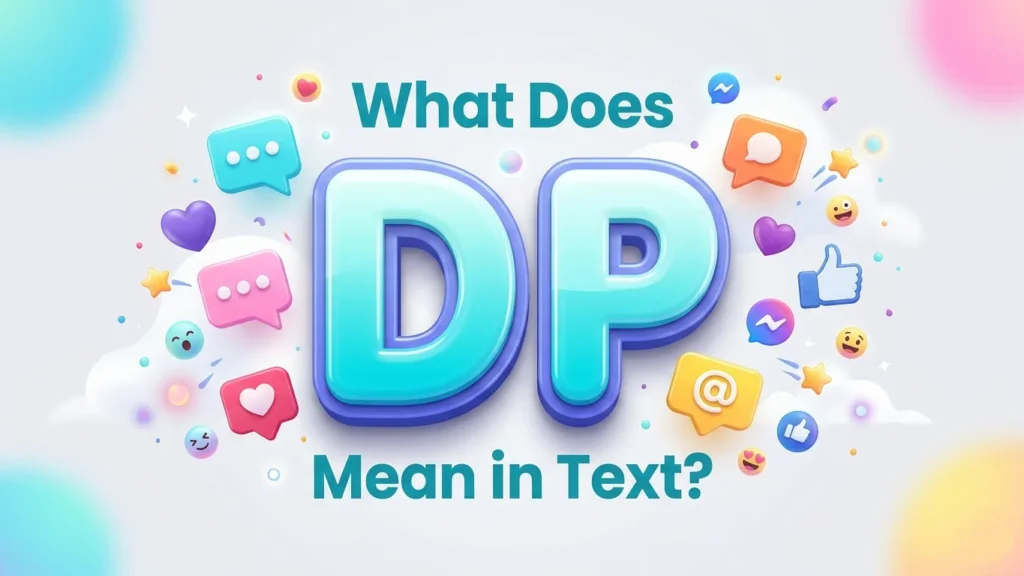 What Does DP Mean In Text? Meaning, Uses & Examples