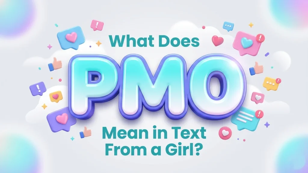 What Does PMO Mean In Text From a Girl? Complete Guide