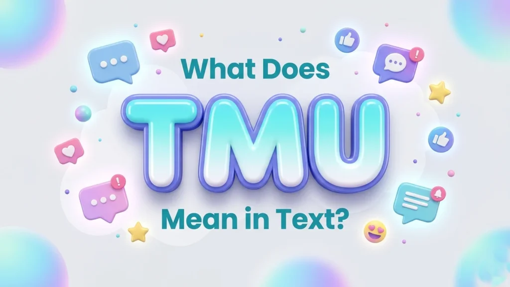 What Does TMU Mean In Text? Meaning, Uses & Examples
