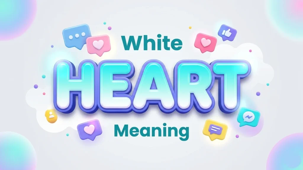 white heart meaning