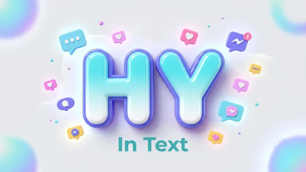 hy in text
