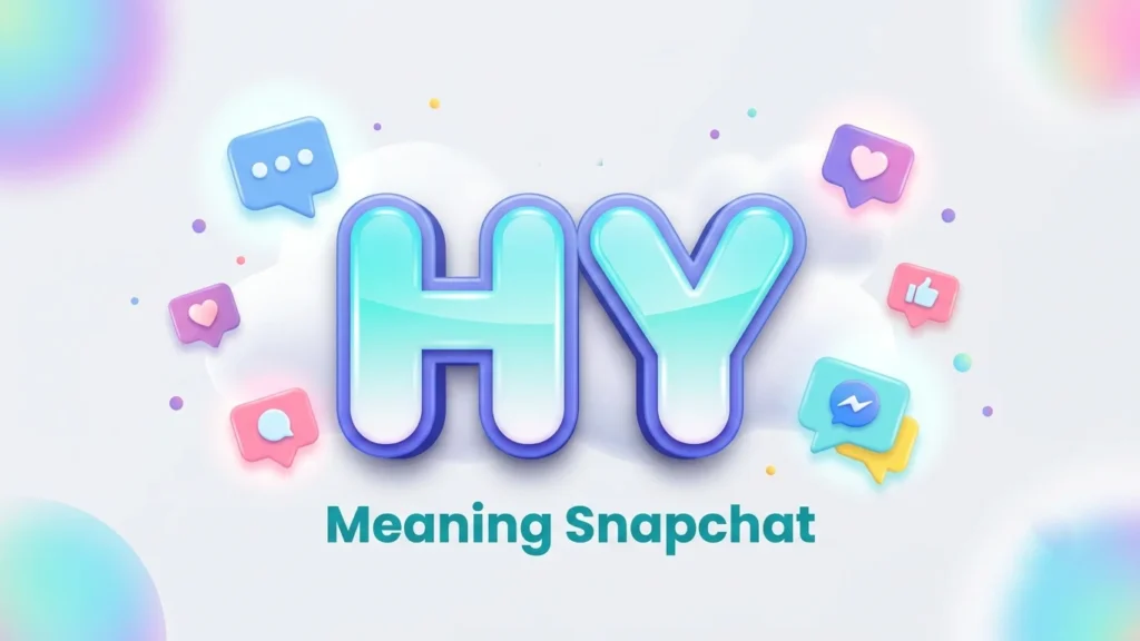 hy meaning snapchat