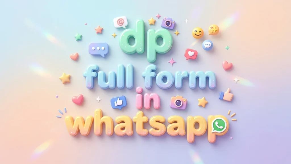 dp full form in whatsapp