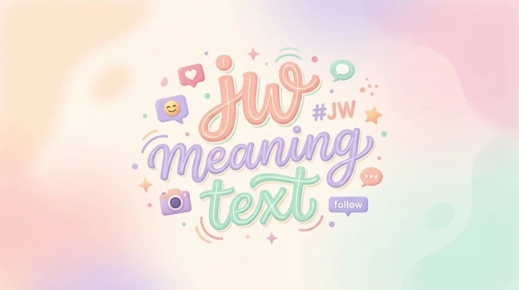 jw meaning text